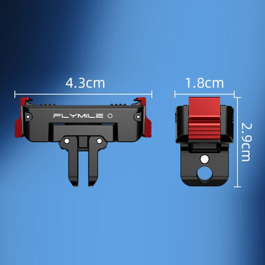 Base de expansión magnética giratoria de liberación rápida para DJI Osmo Action 6 (plástico) — imagen 2