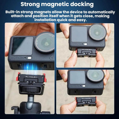 Base de expansión magnética giratoria de liberación rápida para DJI Osmo Action 6 (plástico) — imagen 8