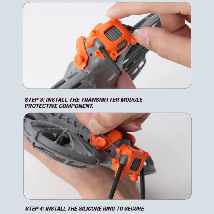Antena Protector de RCSTQ, cubierta a prueba de golpes y arañazos para DJI Neo (naranja) — imagen 8