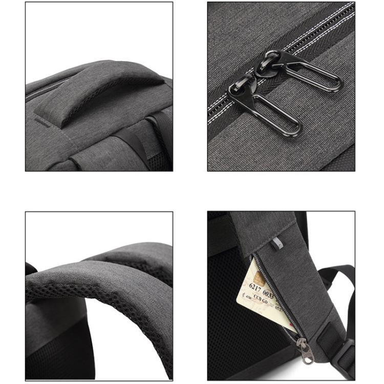 Mochila rígida personalizable con compartimentos grandes y funda para carrito para DJI Avata (negra) — imagen 6