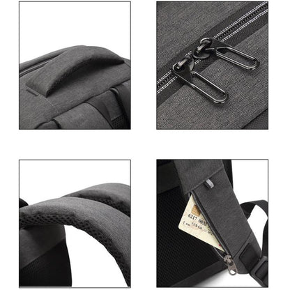 Mochila rígida personalizable con compartimentos grandes y funda para carrito para DJI Avata (negra) — imagen 6