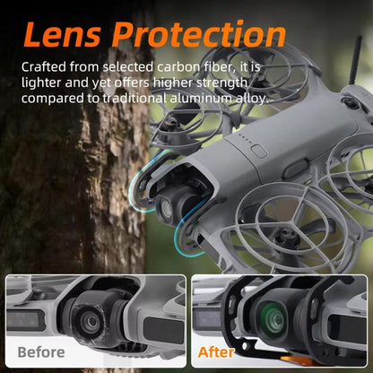 Lente Protector de parachoques de fibra de carbono RCSTQ, anticolisión, gimbal y para DJI Neo — imagen 3