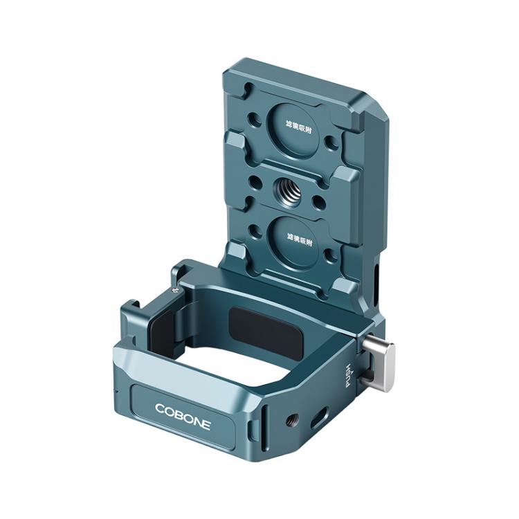 Soporte de extensión Adaptador de liberación rápida con magnético COBONE, con orificio para tornillo de 1/4 de pulgada y zap…