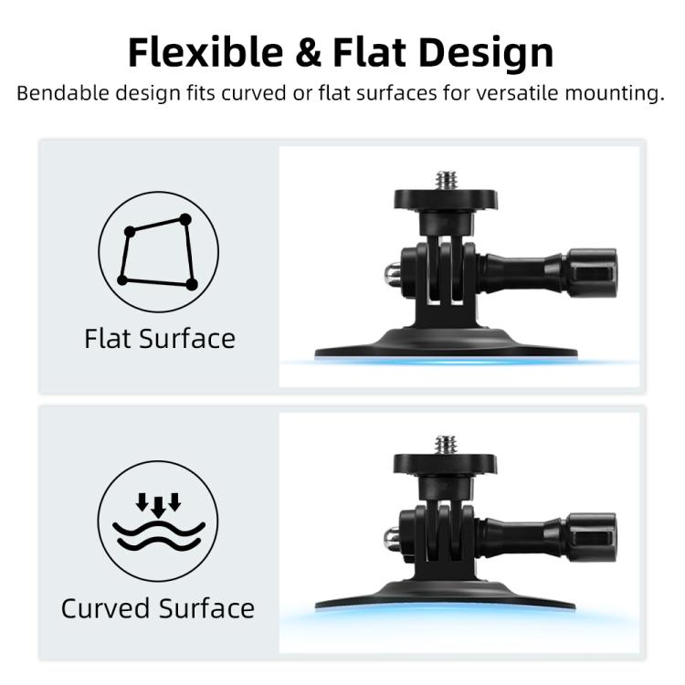 Soporte Action 6 / GoPro Flymile para casco, Estilo: Floral para DJI Osmo Pocket 3 — imagen 3