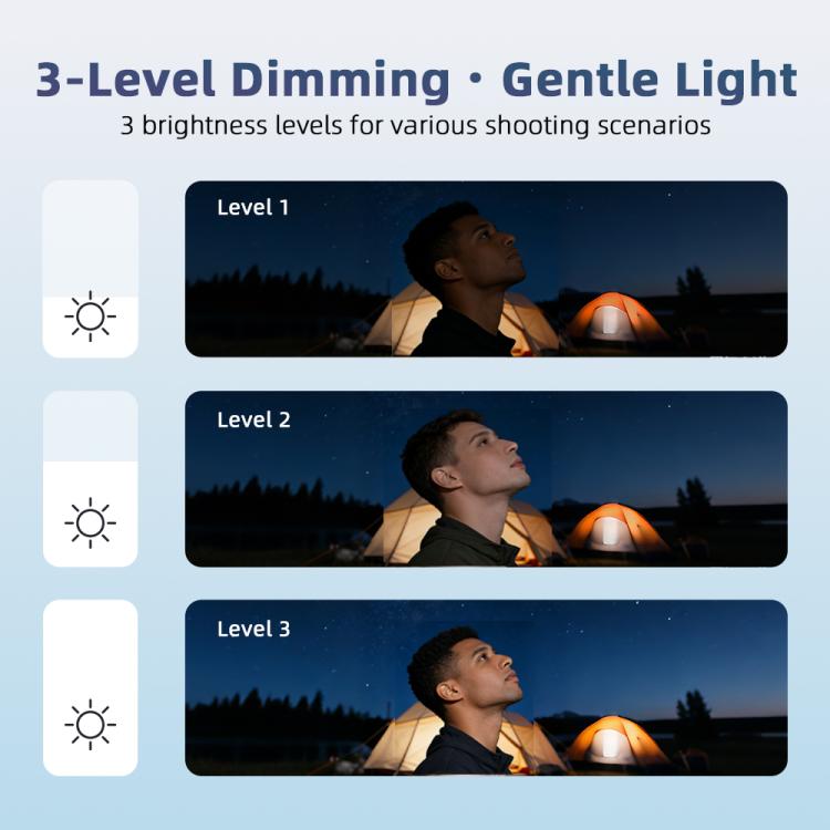 Luz de relleno magnética portátil Flymile (negra) — imagen 6