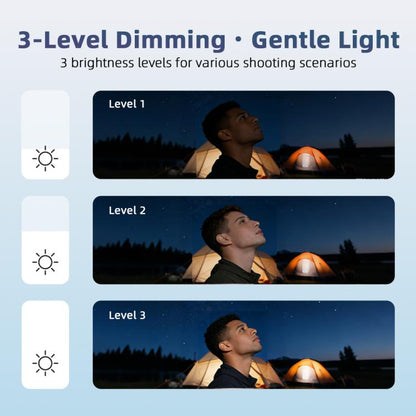 Luz de relleno magnética portátil Flymile (negra) — imagen 6