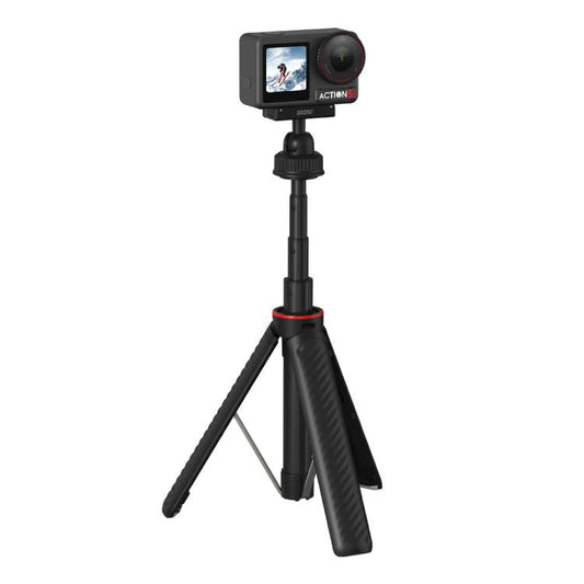 Trípode BRDRC con palo selfie extendido y sistema de liberación rápida para DJI Osmo 360 / Osmo Action 5 (negro) para DJI DJ…