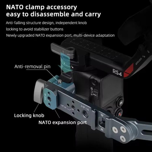 Empuñadura de ángulo ajustable XILETU para estabilizadores Mini/ / / Mini/ /RS 2 para DJI RS 4 Pro / RS 3 Pro para DJI DJI R…