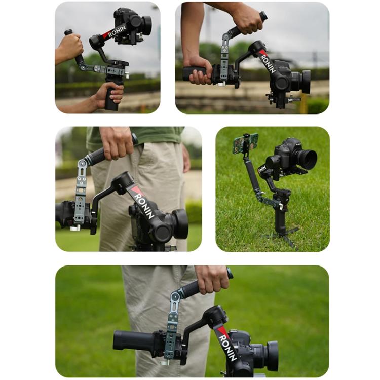 Empuñadura de ángulo ajustable XILETU para estabilizadores Mini/ / / Mini/ /RS 2 para DJI RS 4 Pro / RS 3 Pro para DJI DJI R…