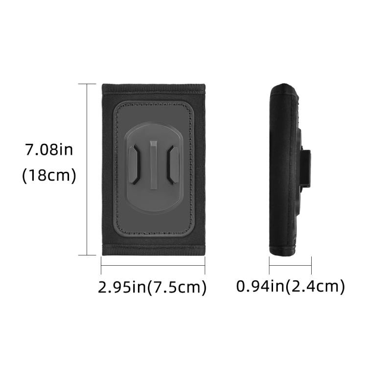 Mochila Action 6 / GoPro Soporte para Correa de Hombro Clip para DJI Osmo Pocket 3 (Negro) — imagen 2
