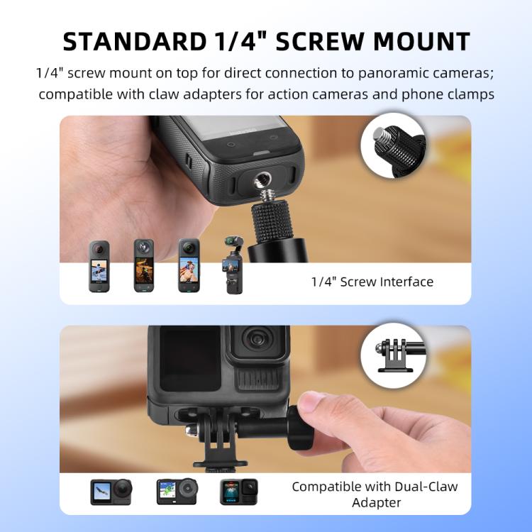Palo telescópico BRDRC para selfies (1,6 m) para DJI Osmo Pocket 3 — imagen 8
