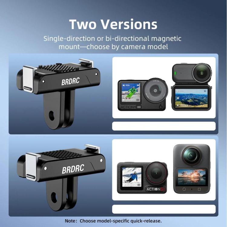 Soporte de dos BRDRC, accesorio de extensión de garras para DJI Osmo Action 6 (para Osmo Action 6 / Nano) — imagen 2