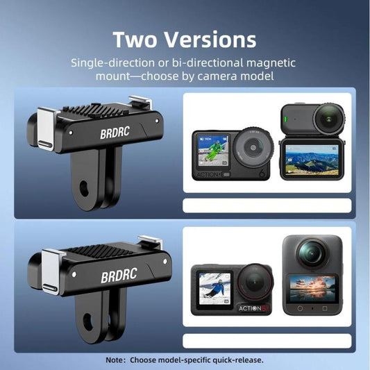 Soporte de dos BRDRC, accesorio de extensión de garras para DJI Osmo Action 6 (para Osmo Action 6 / Nano) — imagen 2