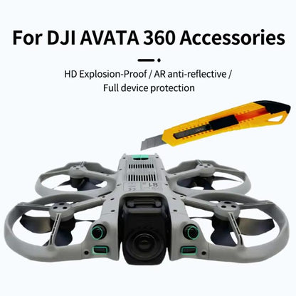 Lente 360 Radar y Fish-Eye Protector de Nano Protector de Sensor Antiarañazos para DJI Avata — imagen 3