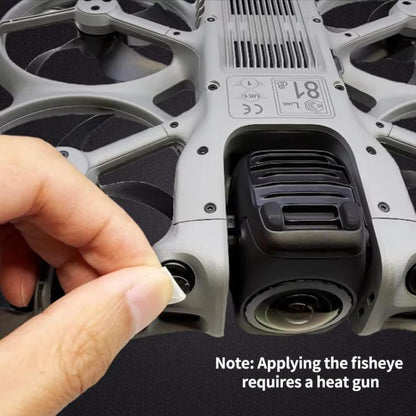 Lente 360 Radar y Fish-Eye Protector de Nano Protector de Sensor Antiarañazos para DJI Avata — imagen 7