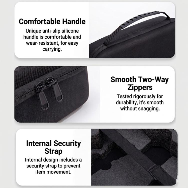 Estuche rígido portátil para transportar el cuerpo del dron 360, bolsa de almacenamiento de viaje con tejido de nailon 600D,…