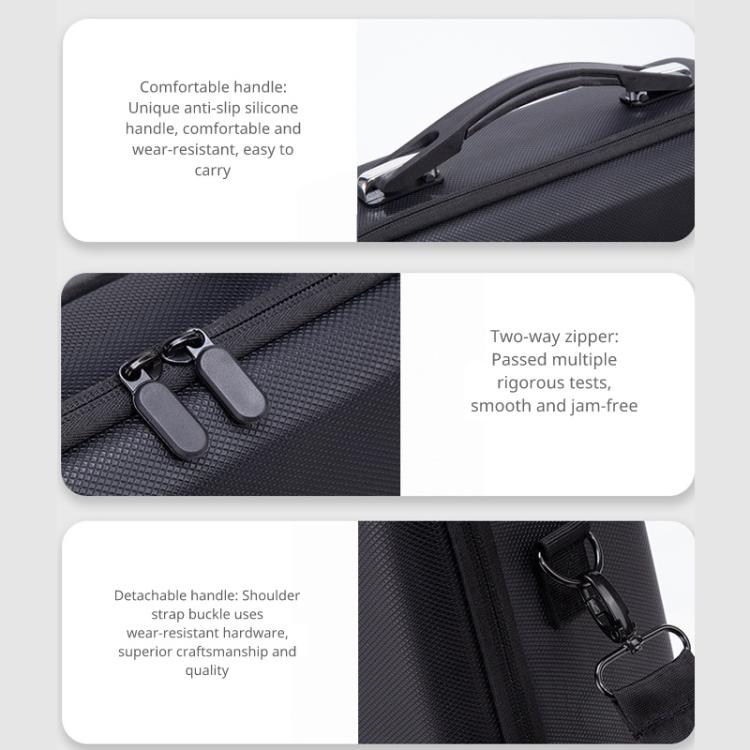 Estuche rígido de transporte para gimbal Ronin RS 5, bolsa protectora de viaje, bolso bandolera de mano (negro) para DJI RS…