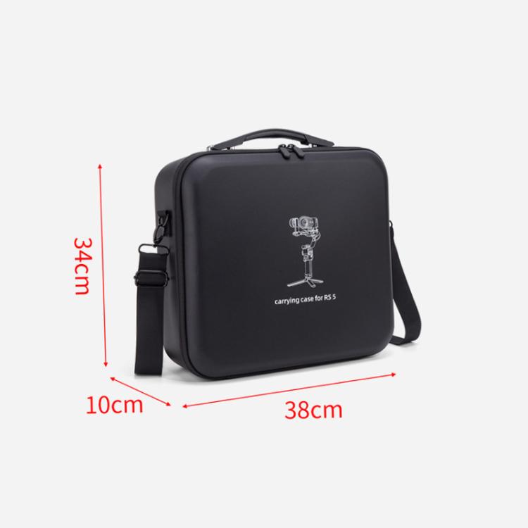 Estuche rígido de transporte para gimbal Ronin RS 5, bolsa protectora de viaje, bolso bandolera de mano (negro) para DJI RS…