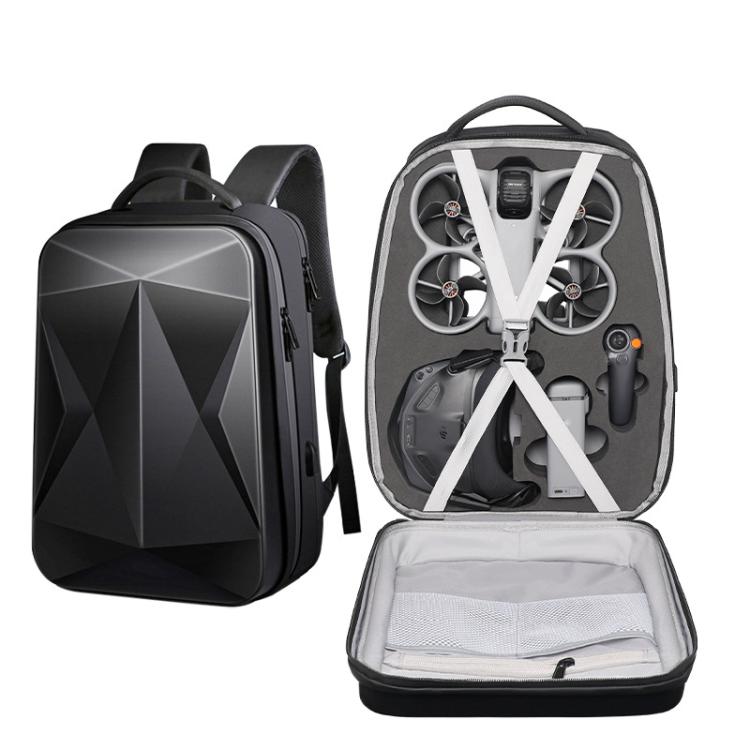 Mochila rígida impermeable, compatible con gafas N3 y controlador RC 2, con compartimento para portátil de 17 pulgadas para…