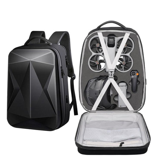 Mochila rígida impermeable, compatible con gafas N3 y controlador RC 2, con compartimento para portátil de 17 pulgadas para…