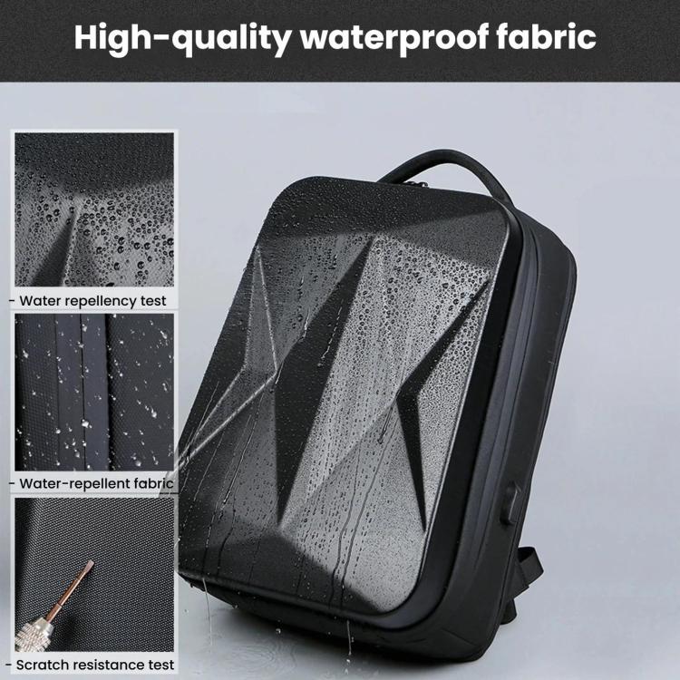Mochila rígida impermeable, compatible con gafas N3 y controlador RC 2, con compartimento para portátil de 17 pulgadas para……