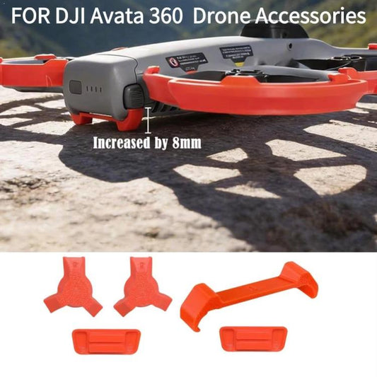 Soporte de pie extensor de altura para tren de aterrizaje del dron 360 para DJI Avata (gris) — imagen 2
