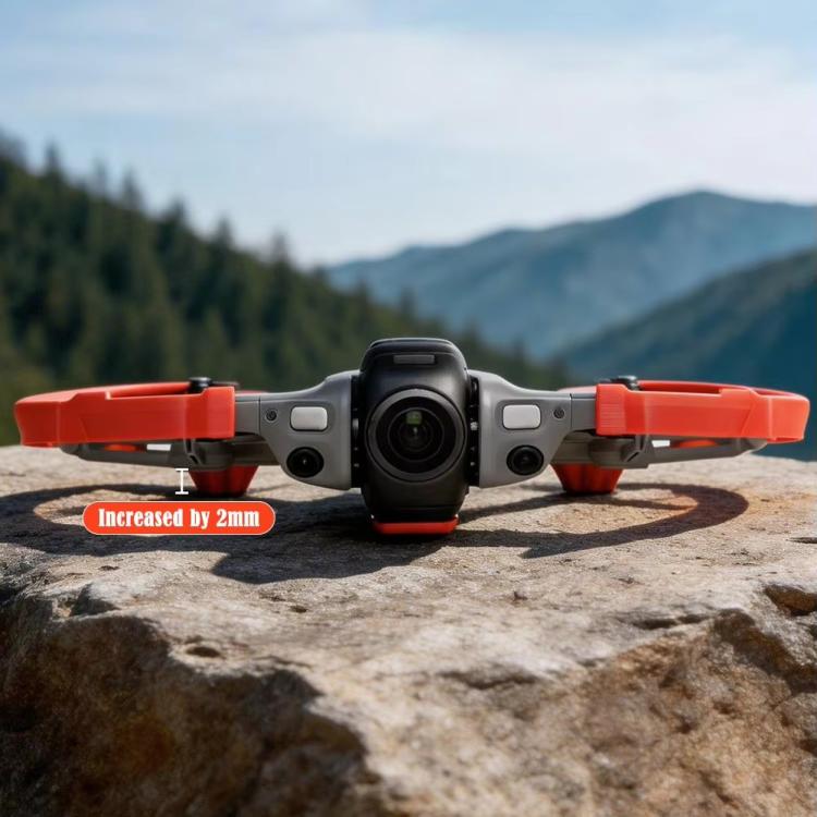 Soporte de pie extensor de altura para tren de aterrizaje del dron 360, color naranja para DJI Avata — imagen 3