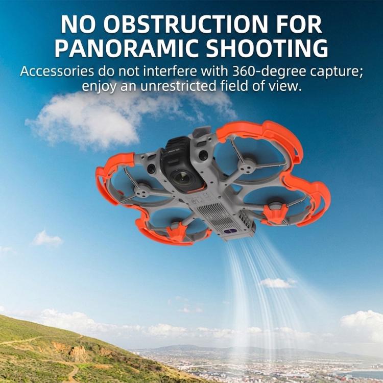 Base Extensor de altura del tren de aterrizaje para dron 360, elevada, color negro para DJI Avata — imagen 4