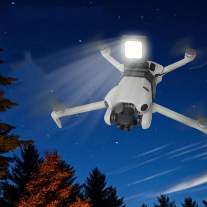 Foco LED ultrabrillante para vuelo nocturno con giro de 180 grados y 3 modos de luz (negro) para DJI Mini 4 Pro