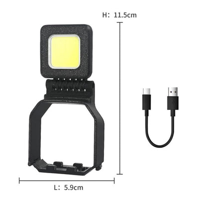 Foco LED ultrabrillante para vuelo nocturno con giro de 180 grados y 3 modos de luz (negro) para DJI Mini 4 Pro — imagen 7