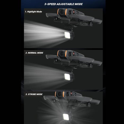 Luz de vuelo nocturna recargable LED para DJI Avata 2 (Negro) — imagen 5