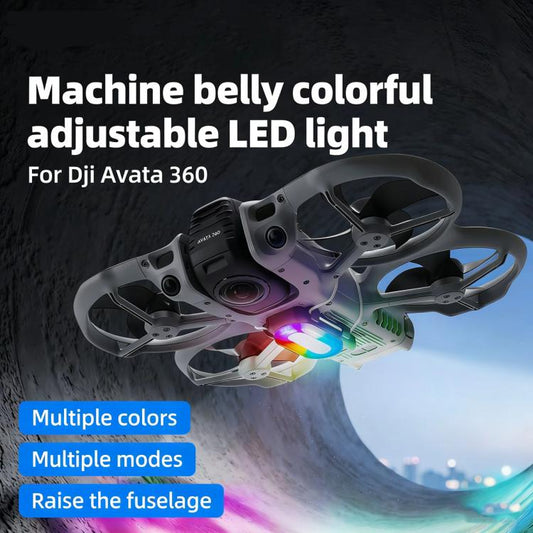 Luz inferior LED RGB RCSTQ, 38 modos de iluminación, recargable, para señalización de vuelo nocturno para DJI Avata — imagen…