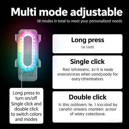 Luz inferior LED RGB RCSTQ, 38 modos de iluminación, recargable, para señalización de vuelo nocturno para DJI Avata — imagen…
