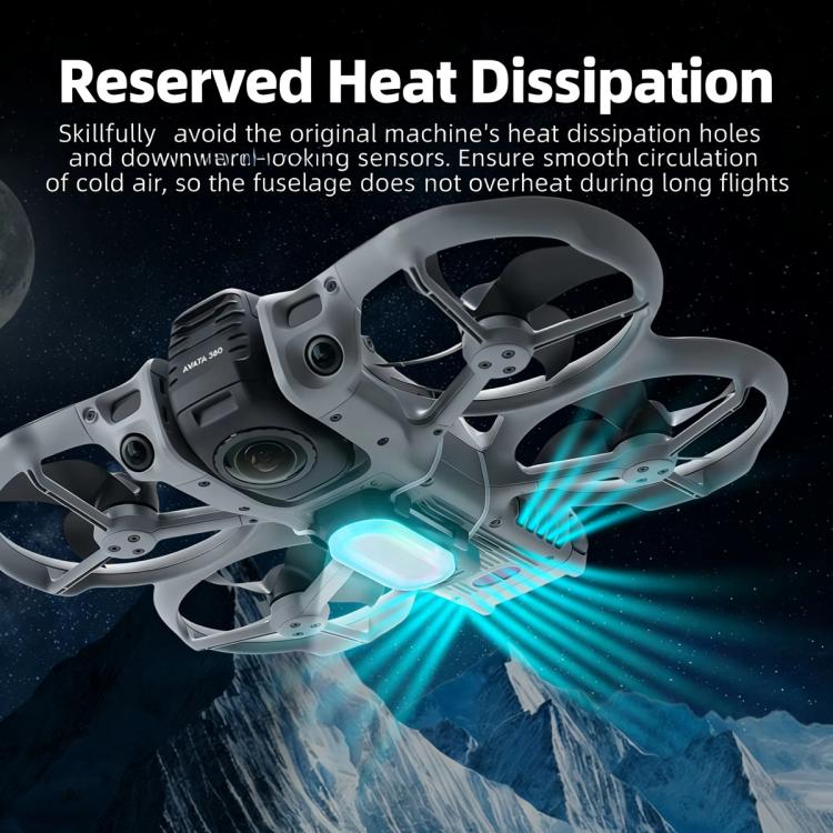 Luz inferior LED RGB RCSTQ, 38 modos de iluminación, recargable, para señalización de vuelo nocturno para DJI Avata — imagen…