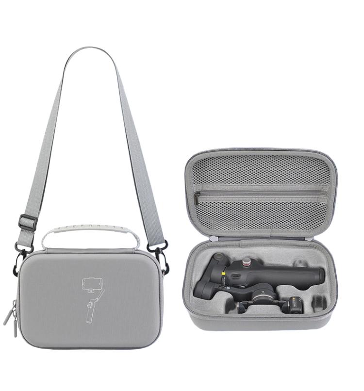 Estuche de transporte para estabilizador de cardán Osmo Mobile 8/7/7P, bolso de hombro portátil, bandolera (gris) para DJI O…
