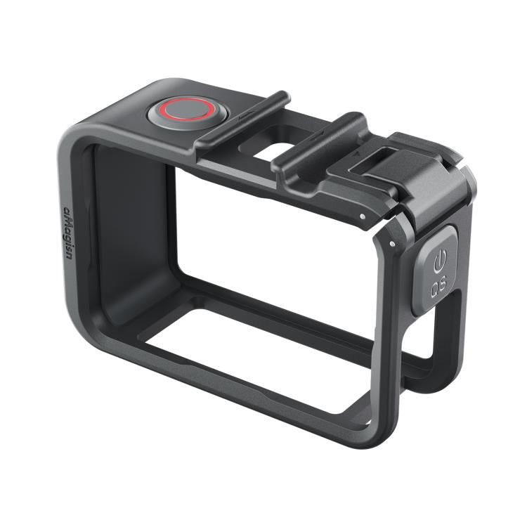Jaula para cámara aMagisn de material PC, montura de zapata fría y rosca de 1/4 de pulgada (negra)