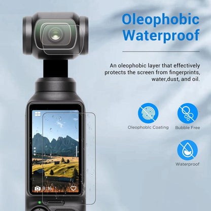 Juego de protectores de lente Protector de pantalla, de vidrio templado con dureza 9H — imagen 3