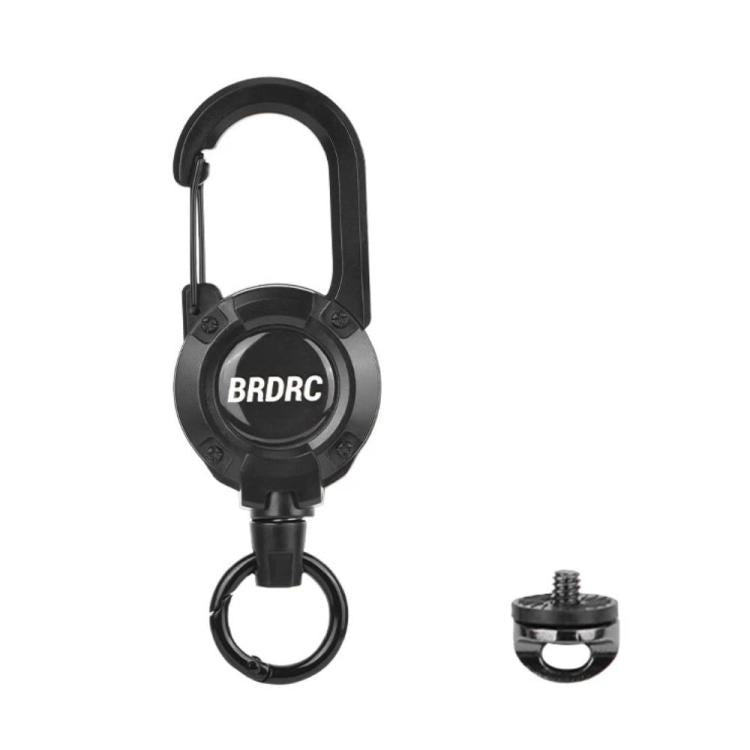 Mochila de cámara de acción Mosquetón telescópico para / Pocket 3 / 4 BRDRC para DJI Osmo Action 6 (Negro)