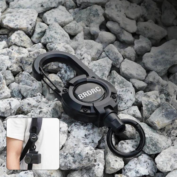 Mochila de cámara de acción Mosquetón telescópico para / Pocket 3 / 4 BRDRC para DJI Osmo Action 6 (Negro) — imagen 8