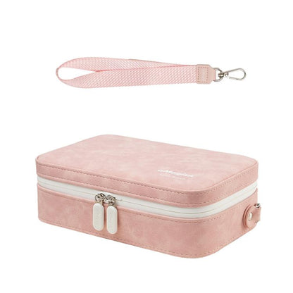 Funda de transporte para cámara de acción aMagisn de piel nobuk, bolsa de almacenamiento pequeña para viajes con divisores a…