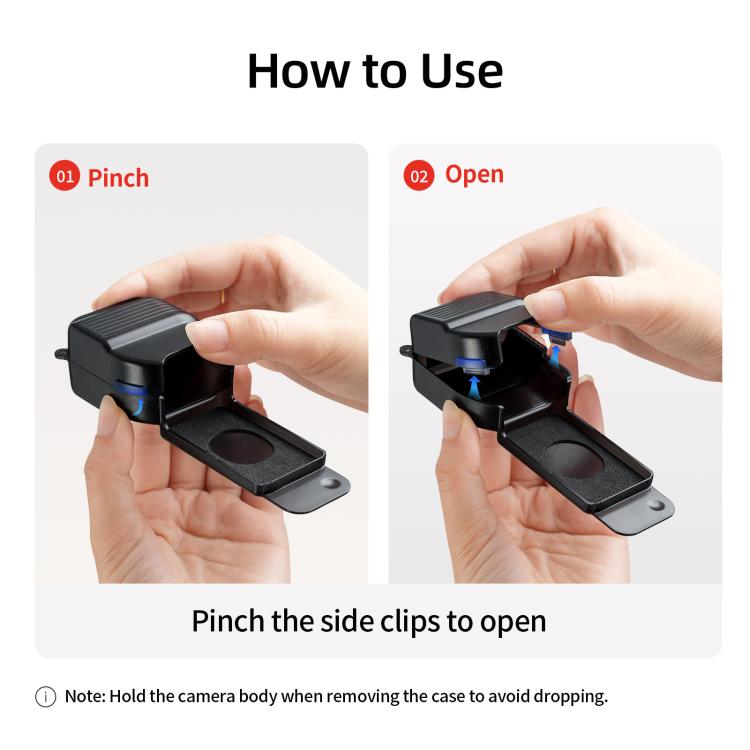 Funda protectora para gimbal aMagisn para DJI Osmo Pocket 4 (negro) — imagen 9