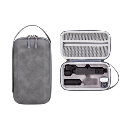 Funda rígida impermeable, bolsa de viaje protectora a prueba de golpes, bolso de mano portátil para DJI Osmo Pocket 4 (gris)