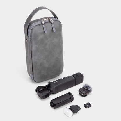Funda rígida impermeable, bolsa de viaje protectora a prueba de golpes, bolso de mano portátil para DJI Osmo Pocket 4 (gris)…
