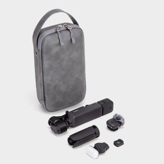 Funda rígida impermeable, bolsa de viaje protectora a prueba de golpes, bolso de mano portátil para DJI Osmo Pocket 4 (gris)…