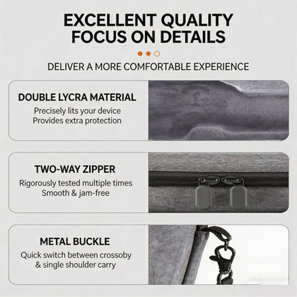 Funda protectora de viaje para DJI Osmo Pocket 4 (Nylon Gris) — imagen 7