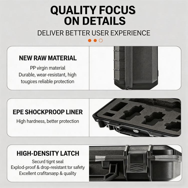 Estuche rígido a prueba de explosiones, caja de almacenamiento protectora con espuma EVA personalizada para DJI Osmo Pocket……