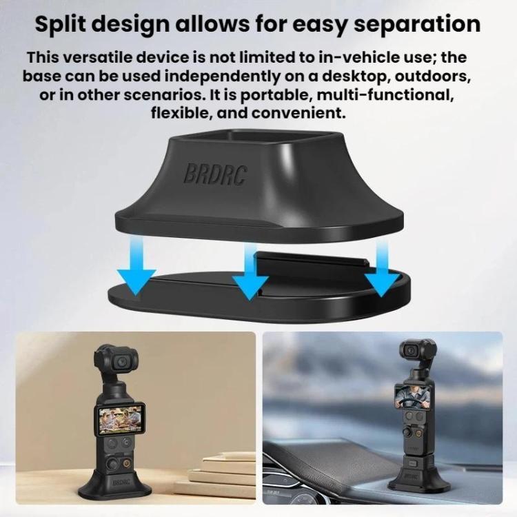 Soporte de silicona para escritorio de auto BRDRC para DJI Osmo Pocket 4 (rosa) — imagen 7