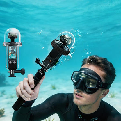 Carcasa impermeable, sumergible hasta 60 m/196 pies, con vista panorámica de 540 grados, ideal para surf y snorkel para DJI……