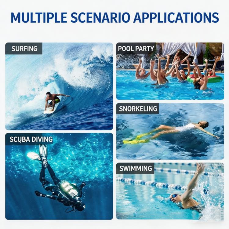 Carcasa impermeable, sumergible hasta 60 m/196 pies, con vista panorámica de 540 grados, ideal para surf y snorkel para DJI……