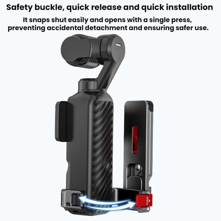 Base magnética multifuncional Flymile (aleación de aluminio) para DJI Osmo Pocket 4 — imagen 4